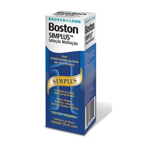 Boston Simplus 120ml - Solução para lentes rígidas