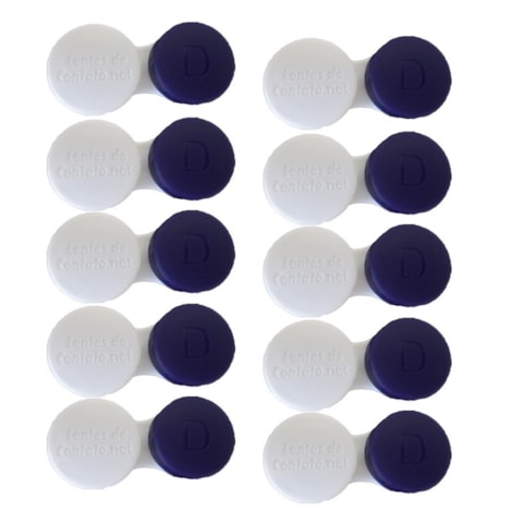 COMBO 100 Estojos Para Lentes de Contato