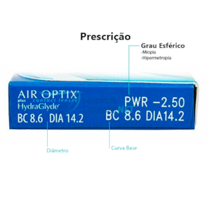 Lentes de Contato Air Optix Hydraglyde Lentes de Contato Air Optix Hydraglyde