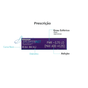 Lentes de Contato Air Optix Hydraglyde Multifocal Lentes de Contato Air Optix Hydraglyde Multifocal