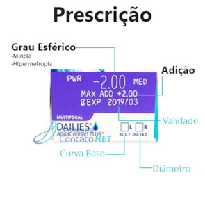 Lentes de Contato Dailies Multifocal Lentes de Contato Dailies Multifocal