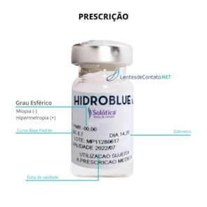 Lentes de Contato Hidroblue UV Lentes de Contato Hidroblue UV