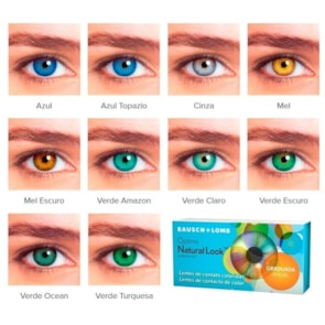 Lentes de contato Natural Look - com Grau Lentes de contato Natural Look - com Grau