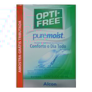 Solução Opti-Free Pure Moist 60ml