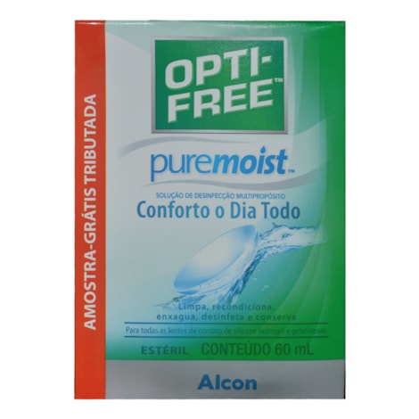Solução Opti-Free Pure Moist 60ml